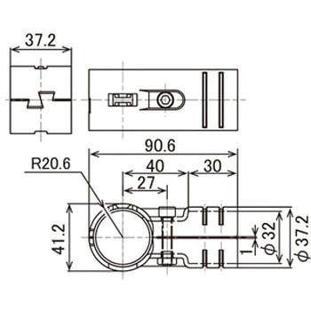 イレクター Φ32メタルジョイント 矢崎化工