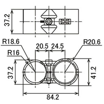 イレクター Φ32メタルジョイント 矢崎化工