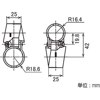 イレクター Φ32⇔Φ28異径メタルジョイント 矢崎化工