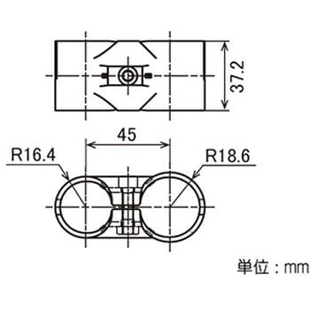 イレクター Φ32⇔Φ28異径メタルジョイント 矢崎化工