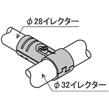 SEJ-1B イレクター Φ32⇔Φ28異径メタルジョイント 1個 矢崎化工 【通販 