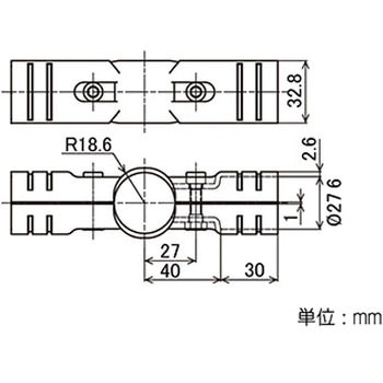 イレクター Φ32⇔Φ28異径メタルジョイント 矢崎化工