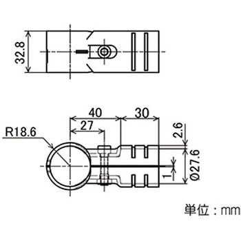 イレクター Φ32⇔Φ28異径メタルジョイント NI 矢崎化工