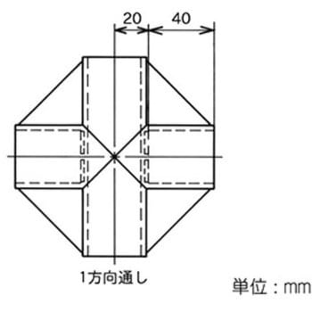 イレクター Φ32プラスチックジョイント 中間つなぎ用 矢崎化工