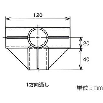 イレクター Φ32プラスチックジョイント 中間コーナー 矢崎化工