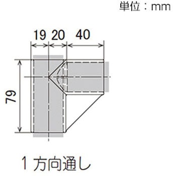 イレクター Φ32プラスチックジョイント 枠つなぎ用 矢崎化工