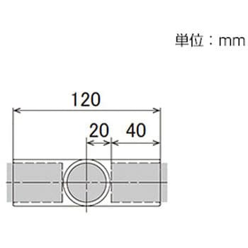 イレクター Φ32プラスチックジョイント 中間つなぎ用 矢崎化工 パイプ