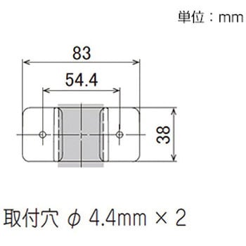 JB-46 GR イレクター Φ32プラスチックジョイント 棚板固定用 1個 矢崎 