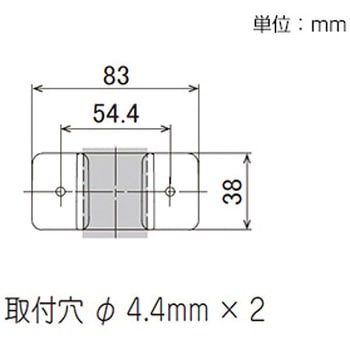 イレクター Φ32プラスチックジョイント 棚板固定用 矢崎化工