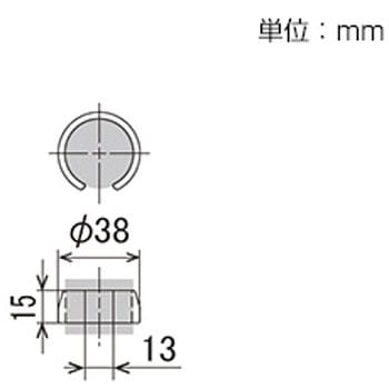 イレクター Φ32プラスチックジョイント クリップ 矢崎化工