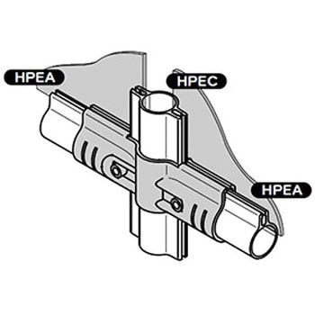 イレクター Φ28パネルキャッチ メタルジョイント 矢崎化工