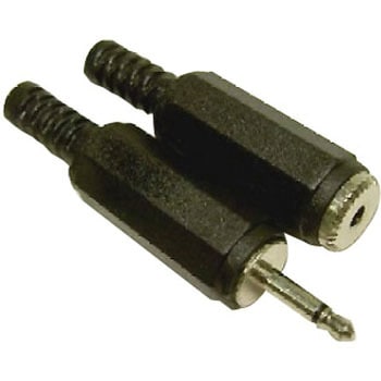 モノラルプラグ Φ2．5 ミニP/Jセット オーム電機