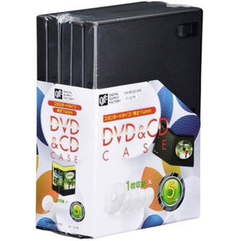 DVD&CDケース 14MM オーム電機