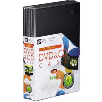 DVD&CDケース スリム オーム電機