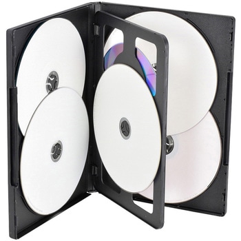 DVD&CDケース 6枚収納 オーム電機