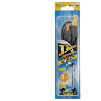 スレンダーUSBケーブル オーム電機