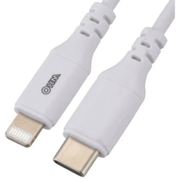Type-C-ライトニング接続ケーブル オーム電機