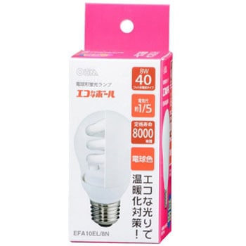 蛍光灯・電球 sonon 電球形蛍光灯 スパイラル形 E26 40形相当 電球色 エコデンキュウ