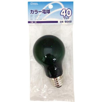 カラー電球 PS55E26 40W オーム電機