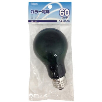 カラー電球 PS60E26 60W オーム電機