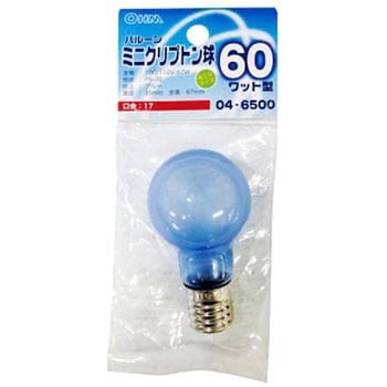 バルーンミニクリ球 PS35E17 57W - オーム電機