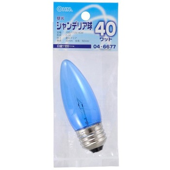 シャンデリア球 E26 40W - オーム電機