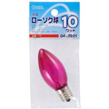 LB-C9710TE-CP 点滅球 C9E17 10W オーム電機 53394688