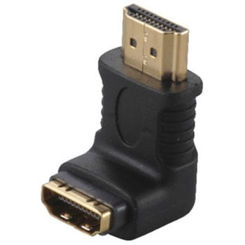 HDMI 変換プラグ 横L型 オーム電機