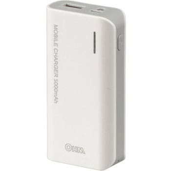 モバイルチャージャー 5000mAh オーム電機