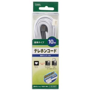 テレホンコード 2&4 M-M オーム電機