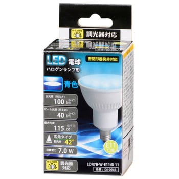 LDR7B-W-E11/D 11 LED ハロゲンランプ形 広角タイプ E11 7．0W 1個