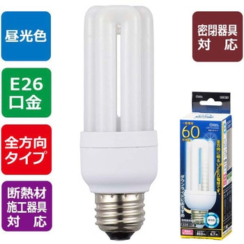 LED電球 D形 E26 7W オーム電機
