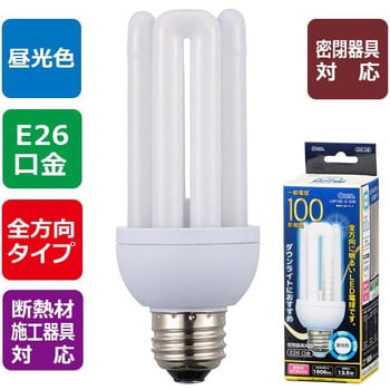 LED電球 D形 E26 13W オーム電機