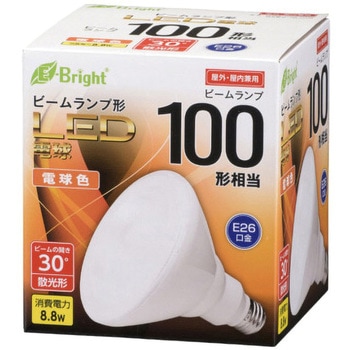 LED ビームランプ形 E26 9W オーム電機