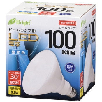 LED ビームランプ形 E26 9W オーム電機