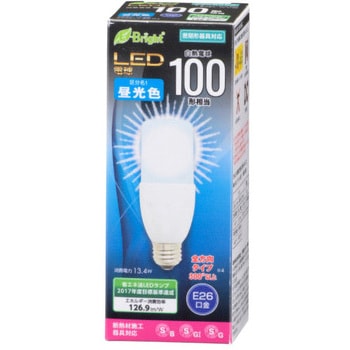 LED電球 T形 E26 13W オーム電機
