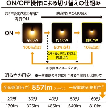 LED電球 A形 E26 7W オーム電機