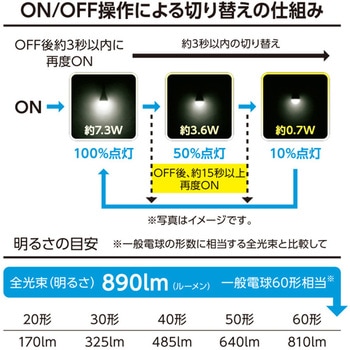 LED電球 A形 E26 7W オーム電機
