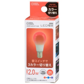 LED電球 PS形 E17 2W - オーム電機