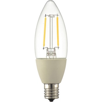 LED電球 E17 C形 2W オーム電機