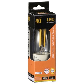 LED電球 E17 C形 オーム電機