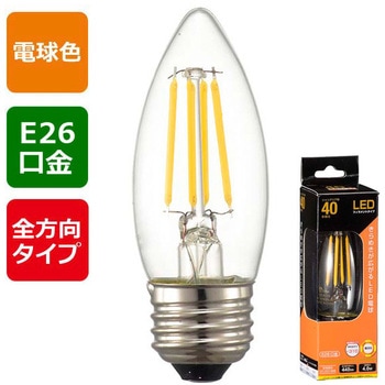LED電球 C形 オーム電機