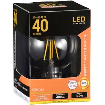 LED電球 G形 オーム電機