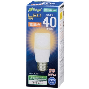 LED電球 T形 E26 オーム電機