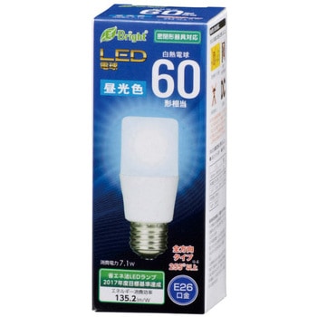 LED電球 T形 E26 オーム電機