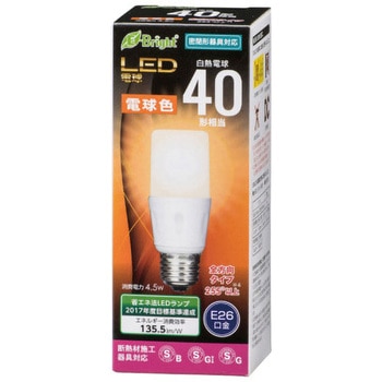 LED電球 T形 E26 5W オーム電機