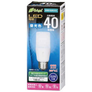 LED電球 T形 E26 オーム電機