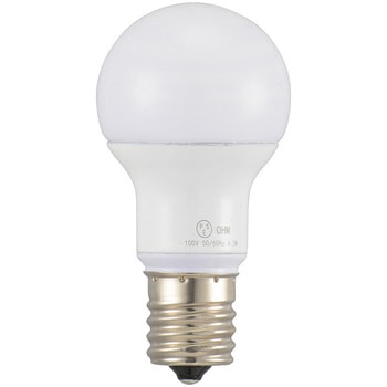 LED電球リアル PS形 E17 4W オーム電機