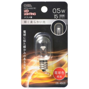 LED T20E12 0．5W オーム電機