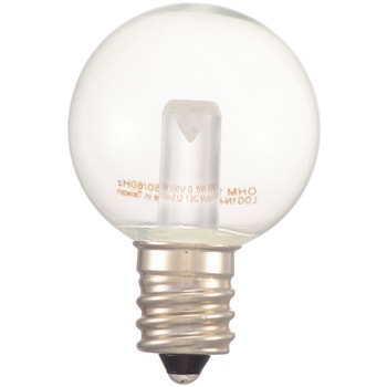 LED G30E12 0．5W オーム電機